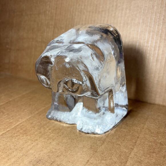 Eric Horgan Glass Cat Bookend Paperweight - Picture 4 of 5